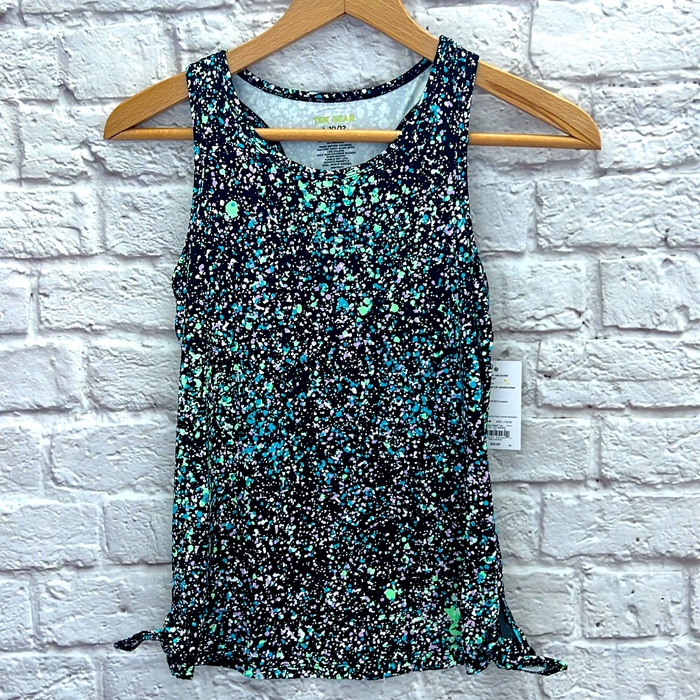Tek Gear girls tank UPF 40+ protection